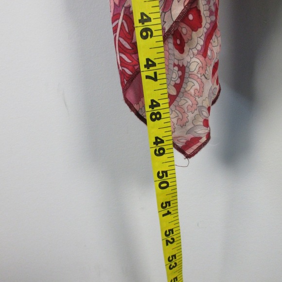 Mimi Maternity 100% Silk Dress S Paisley Print Spaghetti Strap Pregnancy 276 - Picture 13 of 14